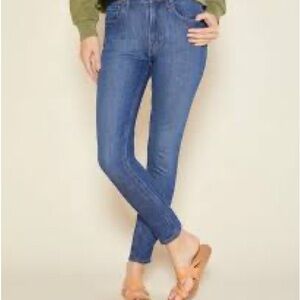 Outerknown Women’s SEA Strand High Rise Skinny Jeans 25 Indigo $130 Stretch